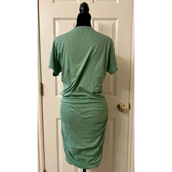 Michael Stars Odessa One & Done V-Neck Atlas Mint Green Cotton Dress Size XS - Picture 3 of 9